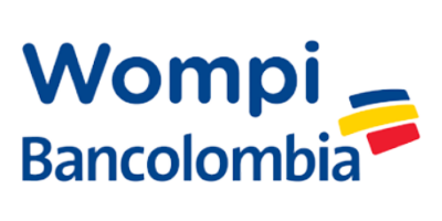 Logo a color de wompi bancolombia